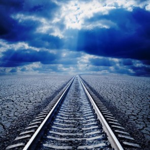 Rails Clouds Abstract Photography Background Backdrops For Photo Studio