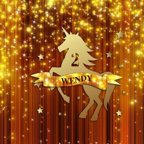 Photography Backdrops Golden Stars Sequin Wendy Background