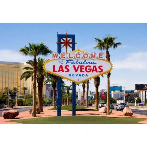 Las Vegas Photography Backdrops Palm Trees Street Background