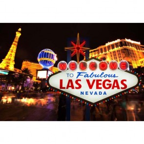 Photography Backdrops Night Welcome To Las Vegas Background