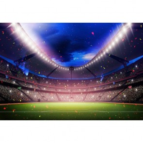 Sport Photography Background Football Field Night Backdrops