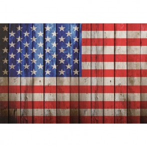 Patriotic Photography Background American Flag Wood Wall Backdrops
