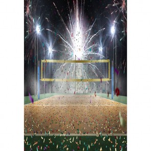 Photography Backdrops Tennis Court Fireworks Sport Background