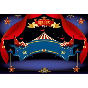 Photography Backdrops Circus Red Curtain Custom Cartoon Background