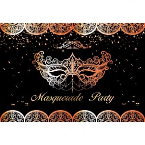 Photography Background Masquerade Party Mask Custom Black Backdrops