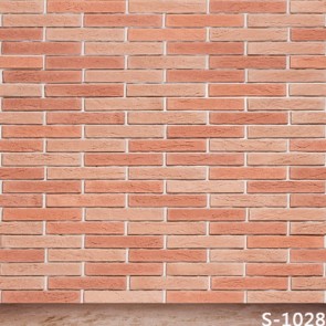 Photography Background Pink Flat Brick Wall Backdrops For Photo Studio