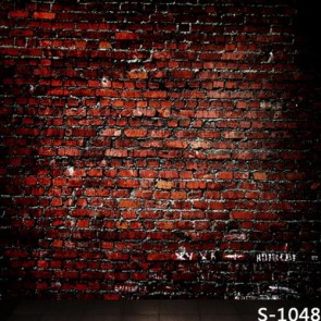 Photography Background Black Red Brick Wall Backdrops For Photo Studio