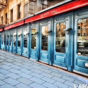 Photography Backdrops Atlantic Grill Street View Background