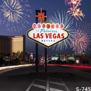 Las Vegas Photography Backdrops Fireworks Night Background