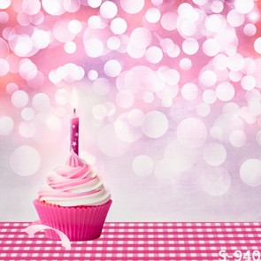 Photography Backdrops Cake Bokeh Pink Background For Photo Studio